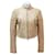 Givenchy Biker jackets Beige Leather  ref.493194