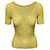 Jacquemus Loiza Mesh Top in Yellow Viscose Cellulose fibre  ref.493670