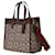 Coach Field Tote in Beige Canvas Brown Cloth  ref.493711