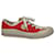 Autre Marque Acne Studios Logo Patch Sneakers in Red Cotton  ref.493805
