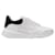 Alexander Mcqueen Sneakers Oversize und Cuir Blanc Weiß  ref.493823