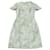 Marni Winter edition 2012 Brocade Mini Dress in Green Polyester  ref.493832