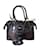 Balenciaga Sac Superb Bag aus schwarzem/braunem Lackleder und Wildleder Schokolade Pelz  ref.493945