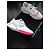 Philippe Model Baskets Eze Low Mondial Néon Blanc Fushia - view 11