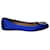 Gucci Chaussures plates ornées de cristaux GG en satin bleu  ref.494360