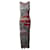 Robe longue imprimée sans manches Emilio Pucci en soie multicolore  ref.494361