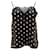 Autre Marque Cami NYC Polka Dot Sweetheart Camisole in Black Print Silk  ref.494375
