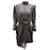 Autre Marque Mini abito Dundas Montana in raso jacquard drappeggiato in acetato nero Fibra di cellulosa  ref.494394