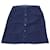Autre Marque a.P.C. Buttoned Midi Skirt in Blue Cotton Denim  ref.494422
