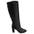 Lanvin Almond Boots in Black Leather  ref.494461