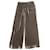 Emporio Armani Velvet Trousers in Grey Polyester  ref.494467