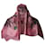 Dolce & Gabbana Dolce& Gabbana Floral Print Scarf in Pink Silk  ref.494503