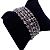 Givenchy Mehrreihiges Armband aus silbernem Metall mit Kristallen - view 3
