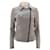 Drome Perforierte Jacke aus grauem Leder  ref.494852