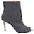 Autre Marque Fratelli Rossetti Metallic Open Toe Pointed Boots in Black Leather  ref.494876