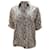 Dolce & Gabbana Musikinstrument bedrucktes Hemd aus weißer Seide  ref.494894