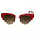 Dolce & Gabbana DG 4277 Gafas de sol en metal rojo Roja  ref.494913