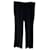 Pantalones formales Alexander McQueen en acetato negro Fibra de celulosa  ref.494958