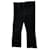 J Brand Selena Mid Rise Raw Hem Crop Jeans in Black Cotton  ref.494966