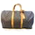 Louis Vuitton keepall 50 Monogram Brown Leather  ref.495045