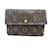 Louis Vuitton TREASURE TRIFOLD MONOGRAM Brown Leather  ref.495250
