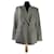 Autre Marque Jackets Black Beige Cotton Elastane  ref.495591