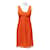 Christian Dior Dresses Orange Silk  ref.495647