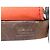 Hermès Hermes Red Cabag Elan Canvas Satchel Marrone Rosso Marrone scuro - vista 6