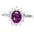 Autre Marque 18 kt.White gold - Ring - 1.10 ct Sapphire • Sapphire And Diamonds IGI Certificate No. Warm up Grey  ref.496619