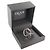 ANELLO C foderato DJULA 96 diamanti neri 0.5K&OR BIANCHI 18k t 48 Squillare Argento - vista 12