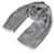 NEW GUCCI SCARF grey gg unisex Silk Wool  ref.496993