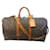 Louis Vuitton keepall 50 MONOGRAM STRAP Brown Leather  ref.497137