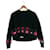 [Used] Alexander McQueen Sweatshirt / 40 / Cotton / Black / Shoulder Zip / Line / Docking / Men's  ref.497209