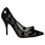 Kate Spade Lisa Polka Dot Heels in Black Silk  ref.497238