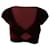 Reformation Lois Cut Out Top in Burgundy Polyester Dark red  ref.497285