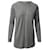 Suéter extragrande con cuello redondo en cachemir gris de Tory Burch Cachemira Lana  ref.497319