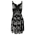 Issa Beaded Cocktail Dress in Black Silk  ref.497329