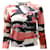 Alexander McQueen Torn Rose Sweater in Multicolor Wool Multiple colors  ref.497366