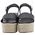 Sandalias Prada Espadrille Platform en Cuero Negro - vista 2