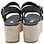 Sandalias Prada Espadrille Platform en Cuero Negro - vista 3
