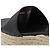 Sandalias Prada Espadrille Platform en Cuero Negro - vista 5