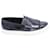 Vince Conventry Kiltie Fringe Slip-On Sneakers aus schwarzem Leder  ref.497372