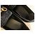 Mocassini Gucci in pelle nera con morsetto dorato Nero - vista 9