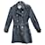 Burberry Brit trench coat size 34 Black Cotton  ref.498009