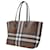 Burberry Medium TB Tote Bag in Brown Canvas Multiple colors Cloth  ref.498093