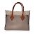 Twist Louis Vuitton Borsa tote laterale in pelle beige con cinturino - vista 3