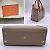 Twist Louis Vuitton Borsa tote laterale in pelle beige con cinturino - vista 4