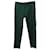 Autre Marque Acne Studios Pantalon fuselé en sergé conique en coton vert  ref.498784