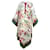 Gucci Vestido Floral Assimétrico Multicor  ref.498835