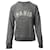 Sandro Paris Appliqué Sweatshirt in Grey Cotton  ref.498866